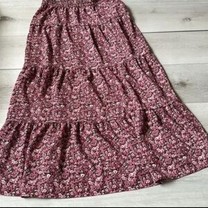Vero moda floral maxi midi skirt